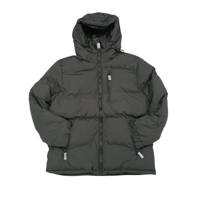 Campera Abrigo Hombre c/bolsillo Importada Gris Claro