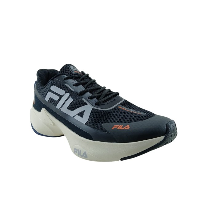 Fila Recovery Negro/Plateado
