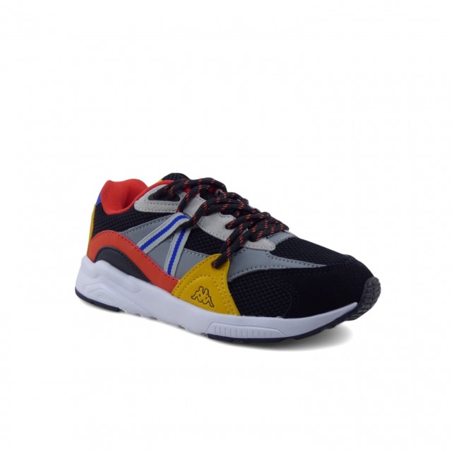 Kappa London Kids Negro Rojo