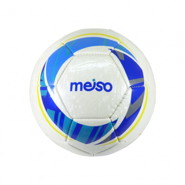 Pelota de Fútbol Meiso Blanco Azul