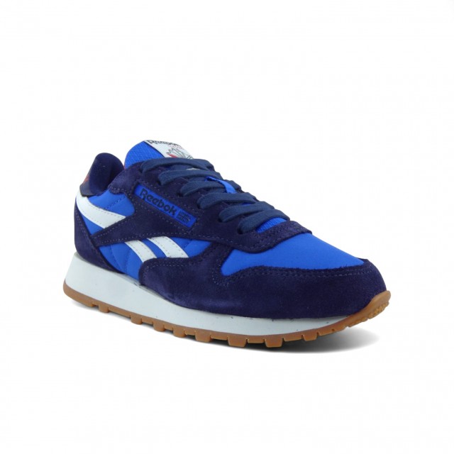 Reebok Classic Leather Junior Azul Blanco