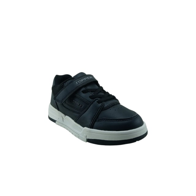 Topper Quarter Kids CS Negro/Blanco