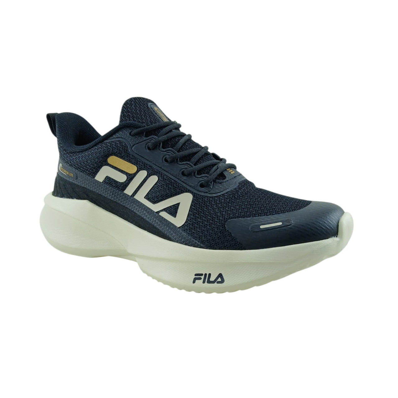 Fila Progress Negro/Blanco/Oro