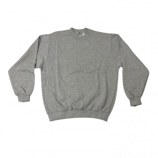 Buzo Algodón Liso Cameron Gris Melange